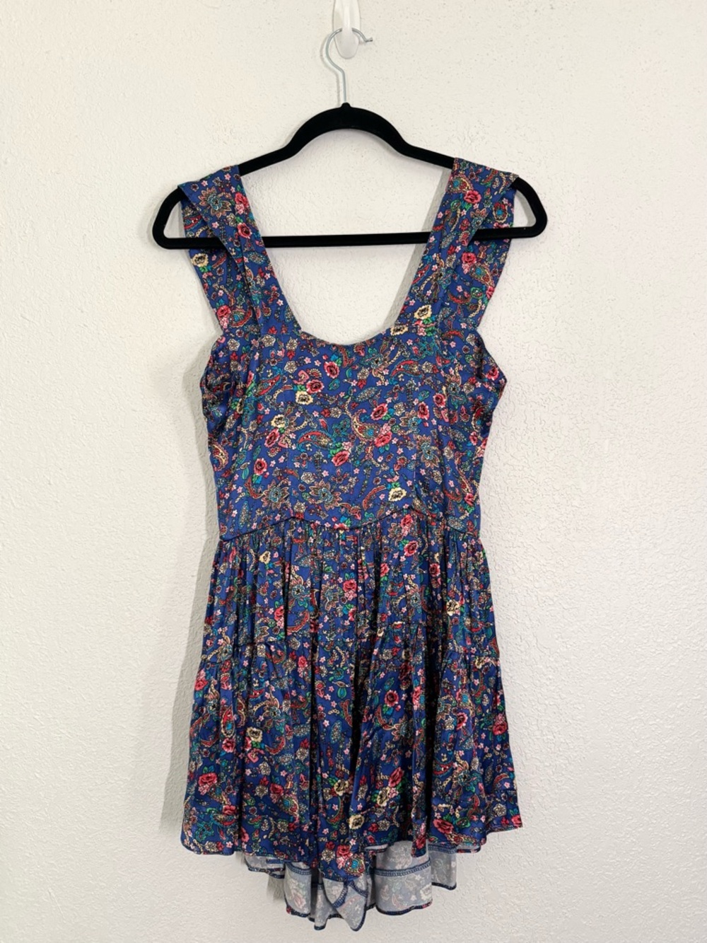 Vanessa Mooney Elisabeth Romper Mini Dress in Paisley Floral Medium NEW - Picture 5 of 7